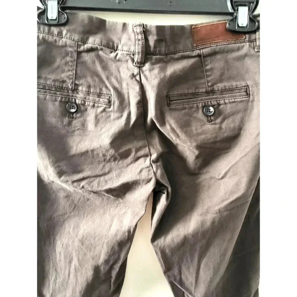 Allsaints Spitalfields Brown Slim Fit Pants Size 4 1J - Picture 4 of 6